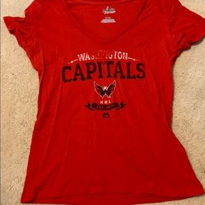 Washington Capitals v-neck tshirt